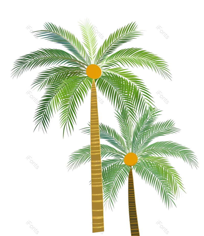 清新图片,户外元素,树木PNG,水果免抠素材